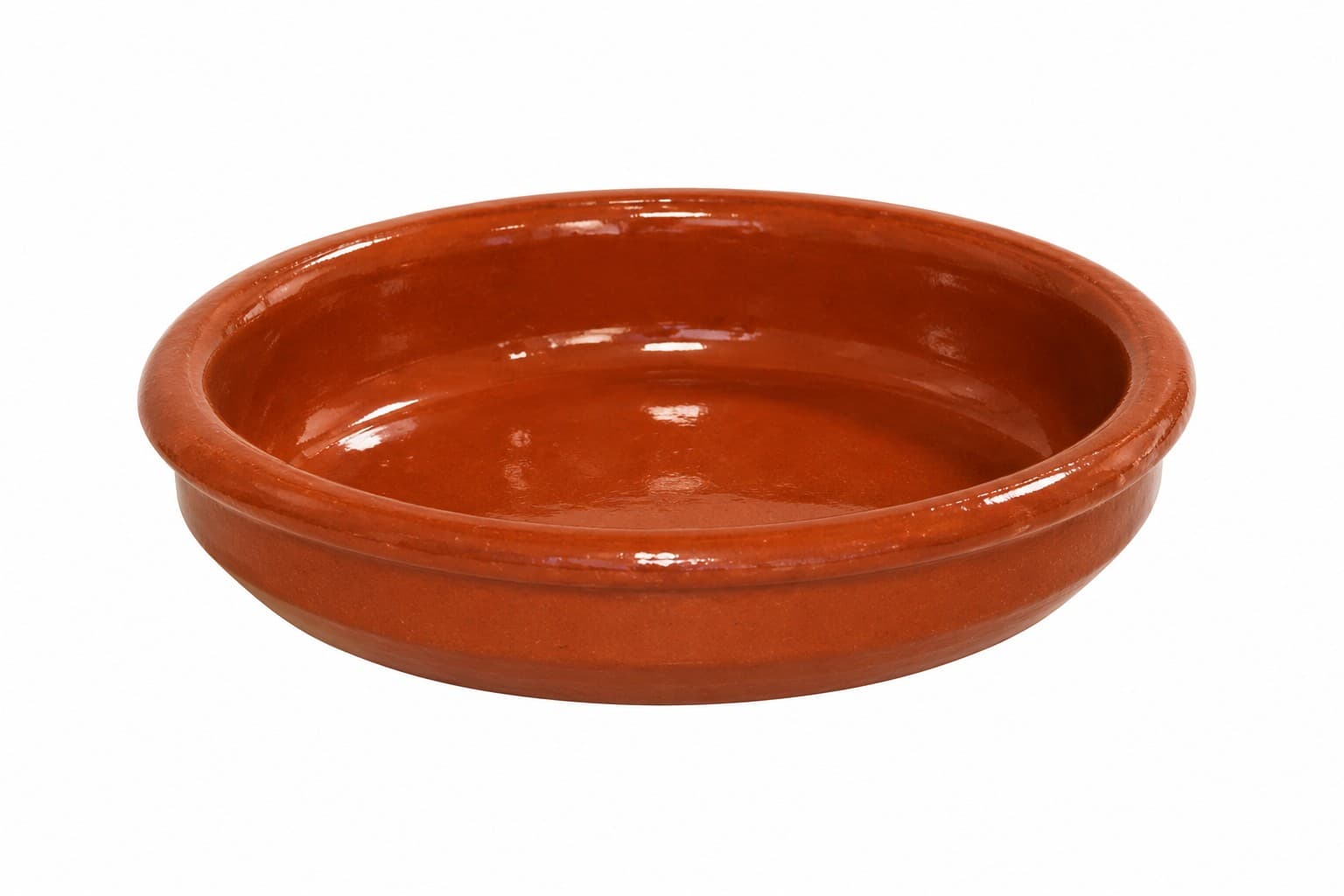 CAZUELA DE BARRO CON REVESTIMIENTO PREMIUM 12x2.5 CM