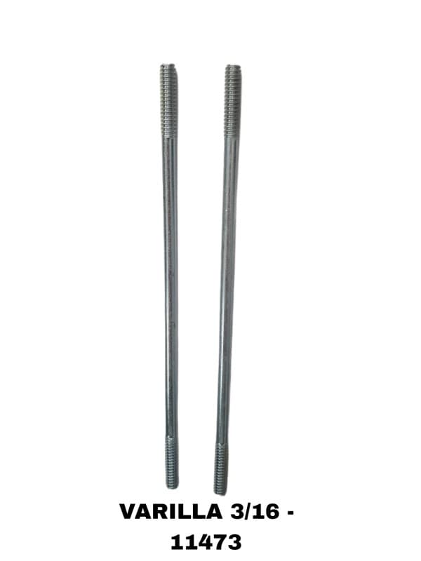 REPUESTO DE VARILLA 3/16 X 135 MM (2 ROSCA 20MM) - BATIDORA BM71 BERMAR