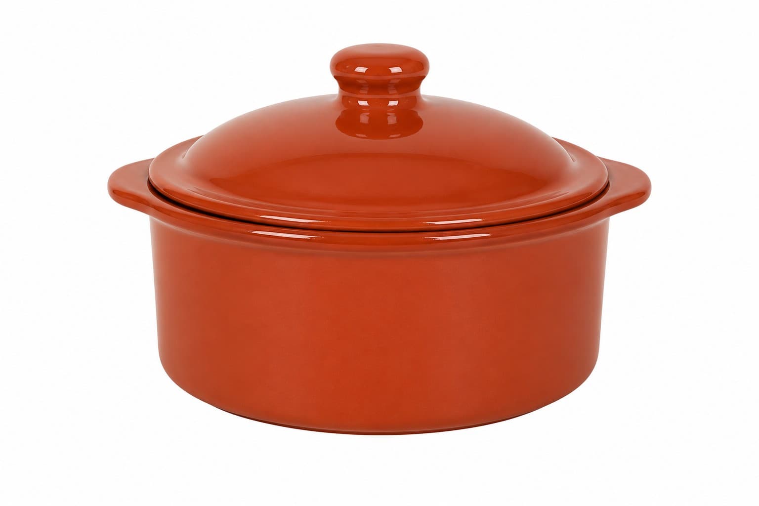 OLLA CON TAPA DE BARRO 18x14 CM