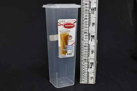 ENVASE DE PLÁSTICO CON TAPA 1300 ML