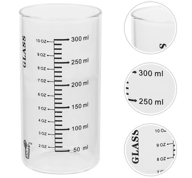 VASO MEDIDOR 300 ml / 10 oz