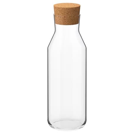 FRASCO DE VIDRIO CON TAPA DE CORCHO 1200ml / 40.5oz
