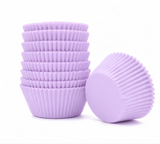 CAPACILLOS LILAS 11 CM SET DE 100 PZAS