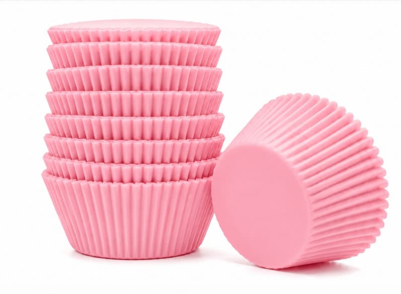 CAPACILLOS ROSADOS 11 CM SET DE 100 PZAS
