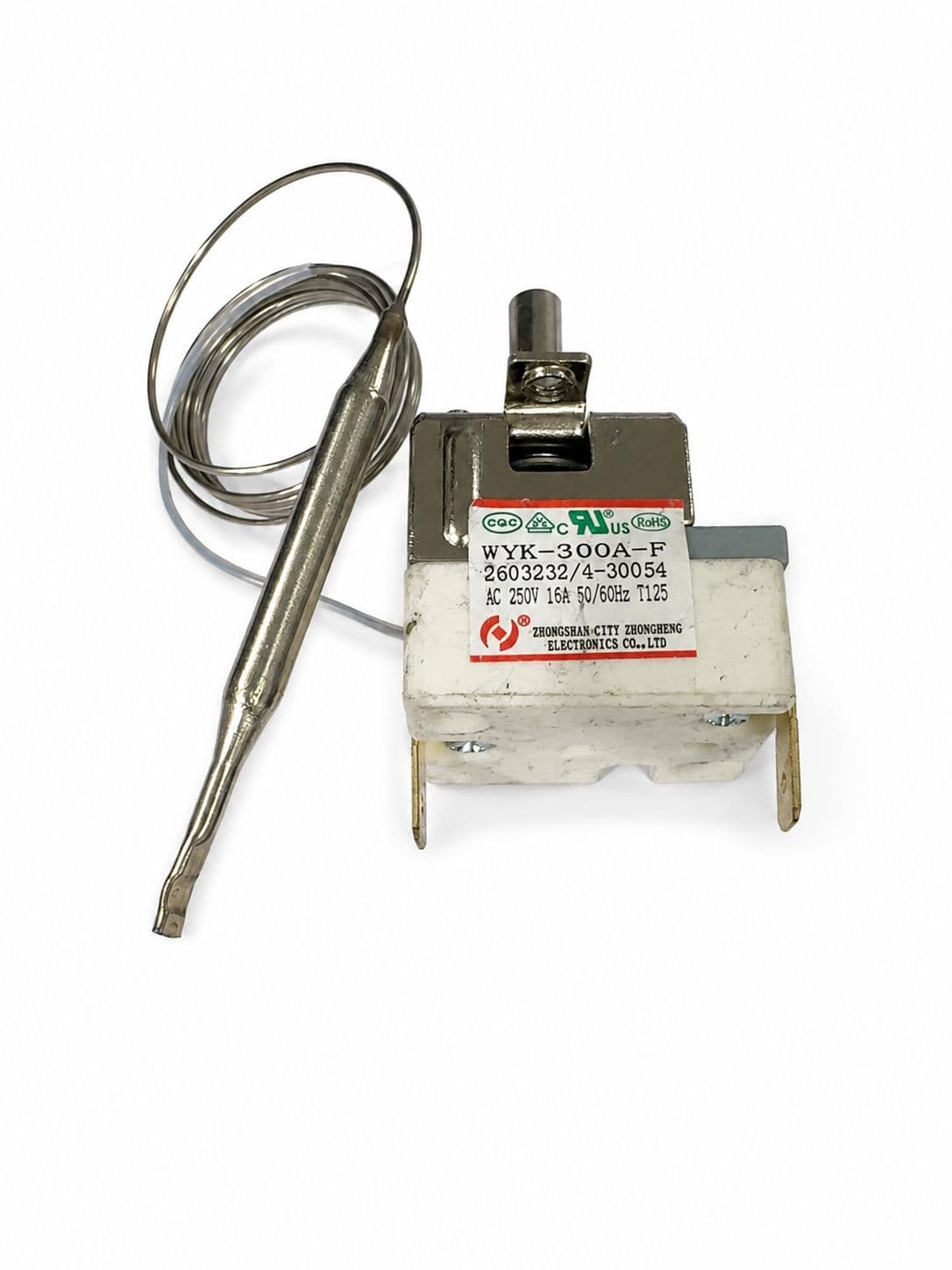 REPUESTO TERMOSTATO 300° C COD: WYK-300A-F AC 250V 16A  DE LA PLANCHA + SALAMANDRA SK-B640 Y SK-AL725 