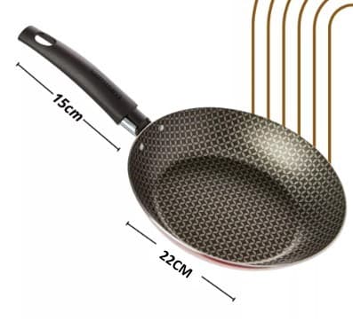SARTEN DE INDUCCIÓN ANTIADHERENTE 22 CM