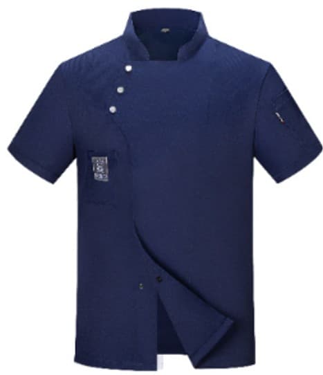 CHAQUETA AZUL MANGA CORTA CON 3 BOTONES TALLA: XXXXL