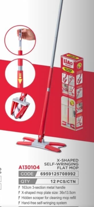 TRAPEADOR PLATO CON MOPA DE MICROFIBRA CON SISTEMA DE ESCURRIDOR