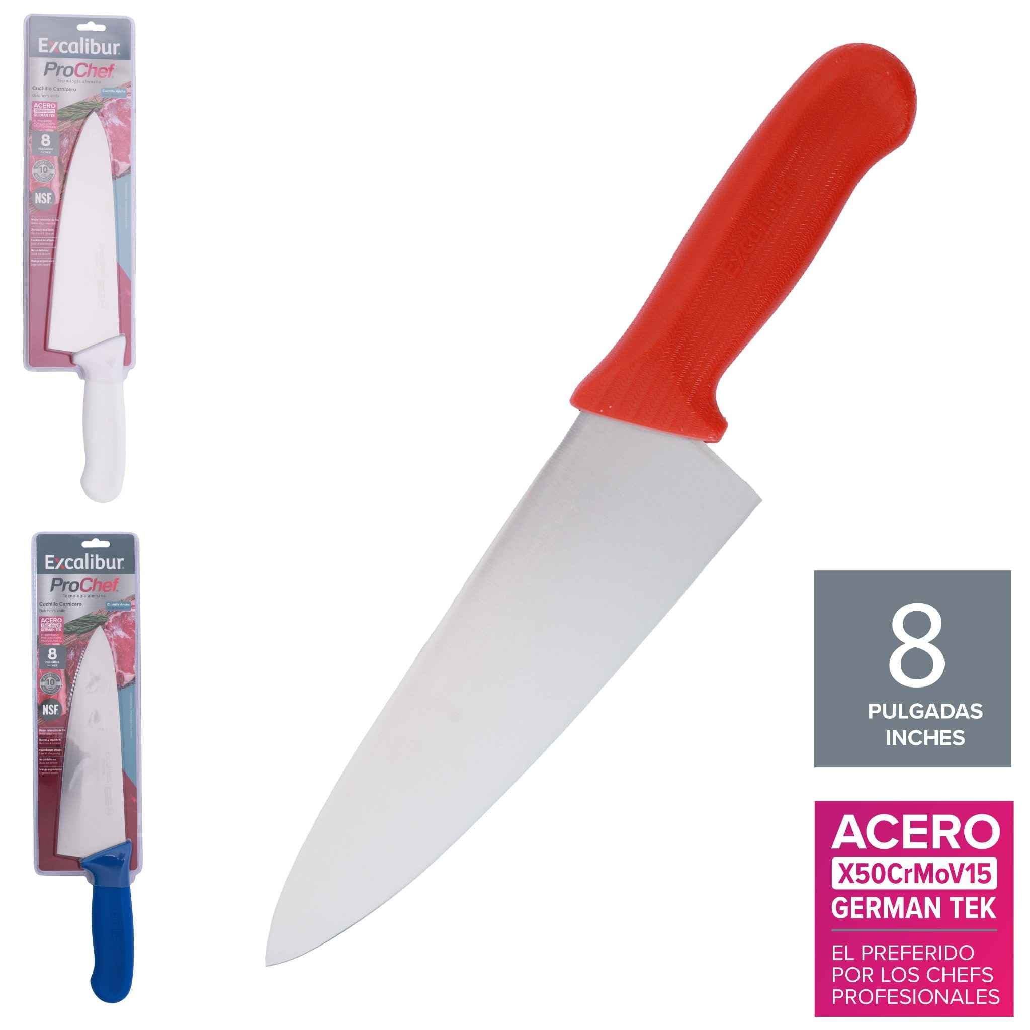 CUCHILLO DE ACERO INOXIDABLE 8" 