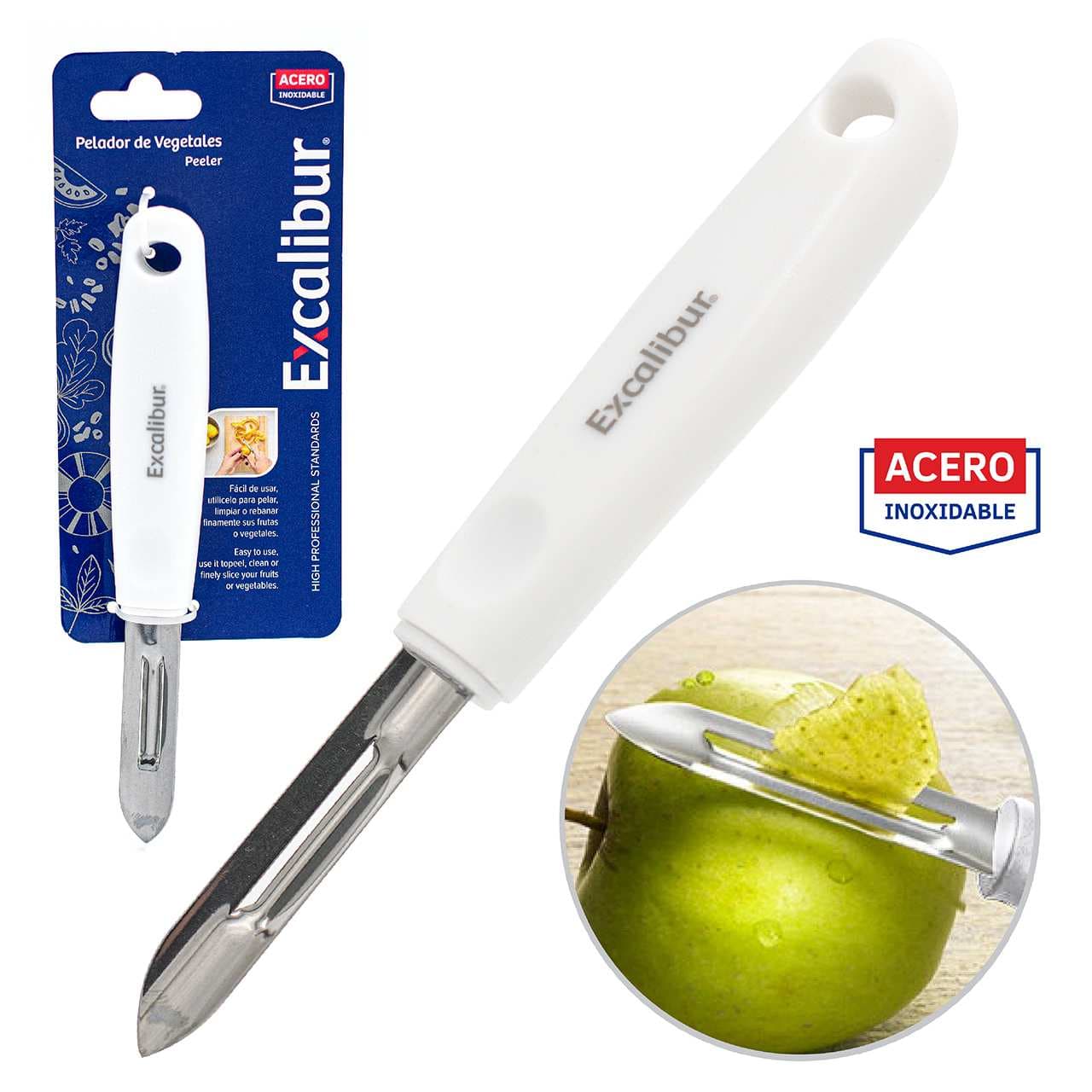 PELADOR DE VEGETALES ACERO INOXIDABLE