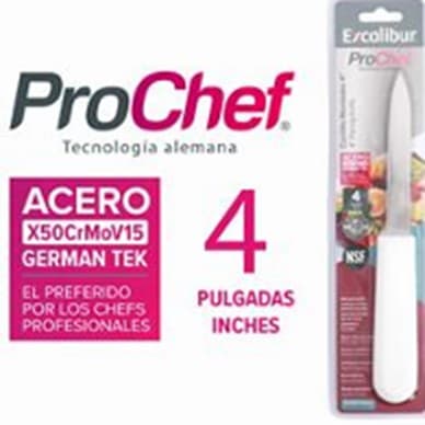 CUCHILLO PROFESIONAL PRO CHEF 4PLG ACERO INOXIDABLE 