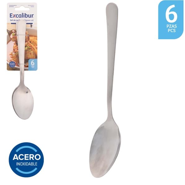 CUCHARA DE ACERO INOXIDABLE 