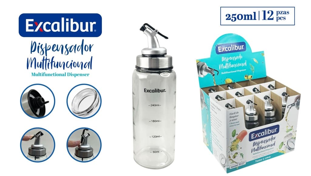 DISPENSADOR MULTIFUNCIONAL 250 ML 