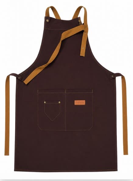 DELANTAL CAFÉ COMPLETO