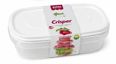 ENVASE PLÁSTICO CUADRADO SET DE 3 PZAS