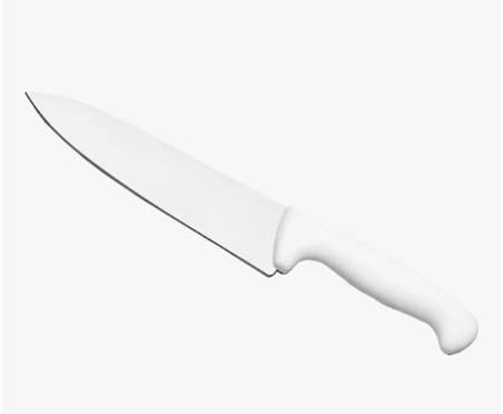 CUCHILLO FILETEADOR CON MANGO BLANCO 8"