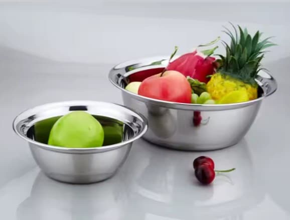 BOWL PLANO ACERO INOXIDABLE 30CM
