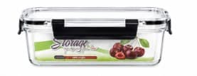ENVASE RECTANGULAR DE POLICARBONATO 16*22 CM 1250 ML