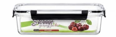 ENVASE RECTANGULAR DE POLICARBONATO 23*15 CM 5750 ML