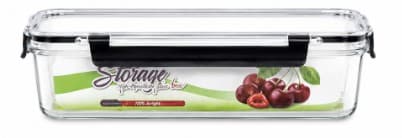 ENVASE RECTANGULAR DE POLICARBONATO 26.5*11 9000 ML