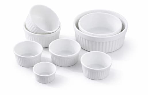 RAMEKIN DE CERÁMICA  BLANCA 4" / 10CM
