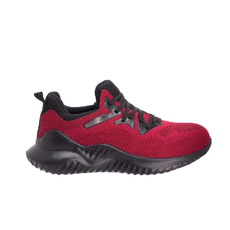 ZAPATO DE TRABAJO, CABALLERO, PUNTA ANTIGOLPE,MATERIAL ANTICORTE E IMPERMEABLE, SUELA ANTIRESBALANTE, COLOR: ROJO TALLA:42