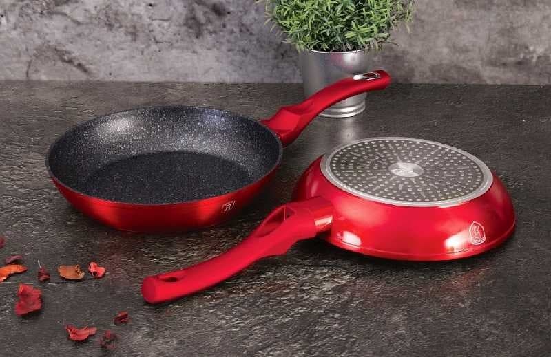 SARTEN DE INDUCCIÓN ANTIADHERENTE ROJO 20 CM