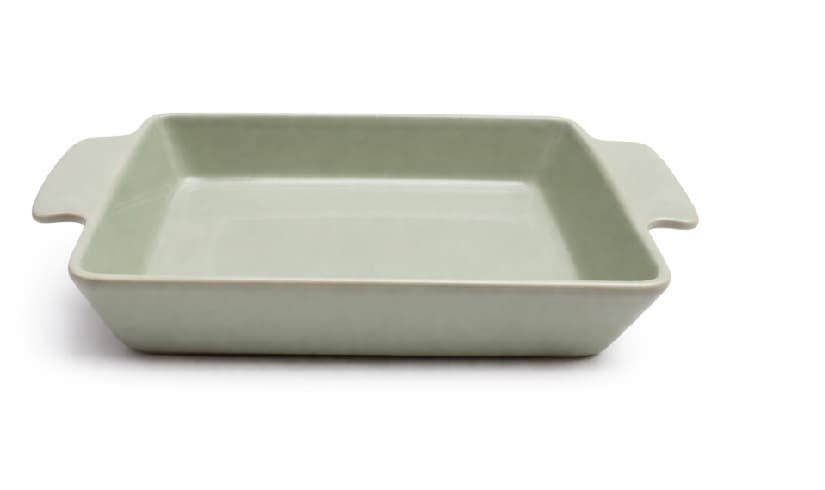 REFRACTARIA DE CERAMICA VERDE 12" / 31x24x6cm