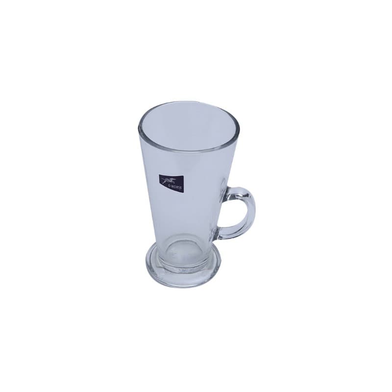 TAZA DE VIDRIO CAFÉ 230 ml / 7.7 oz SET 6 PZAS