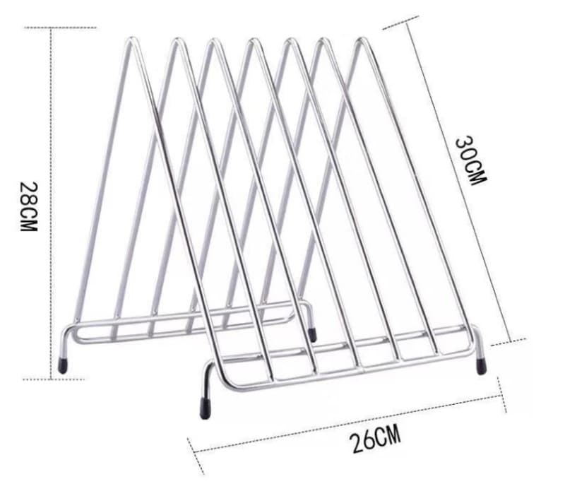 RACK PARA BANDEJAS 6 COMPARTIMENTOS 26X28CM