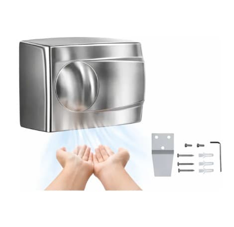 SECADOR DE MANOS ELECTRICO INOX 1500W 110V/60HZ