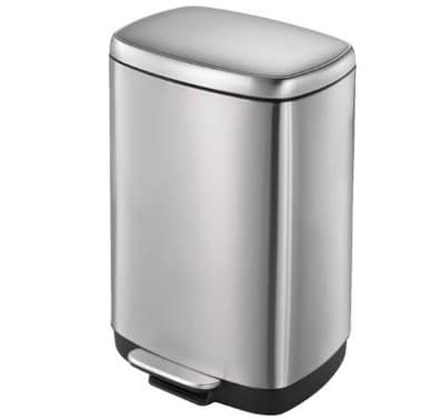 BASURERO INOX CON PEDAL 20 LITROS