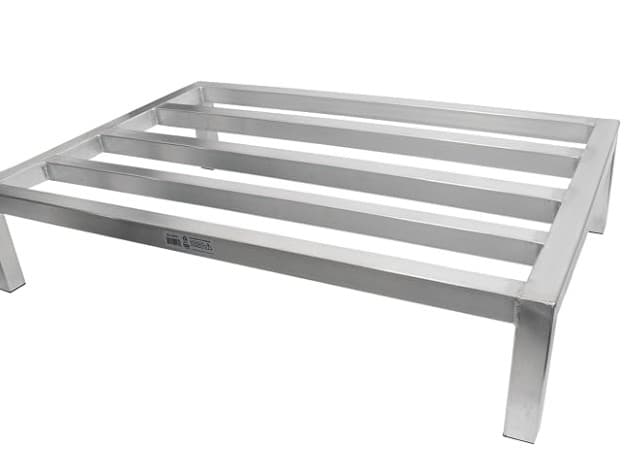 ESTANTERIA DE ALUMINIO PARA ALMACENAJE ELEVADO 92x51x20 CM  SOPORTA HASTA 1200 LB