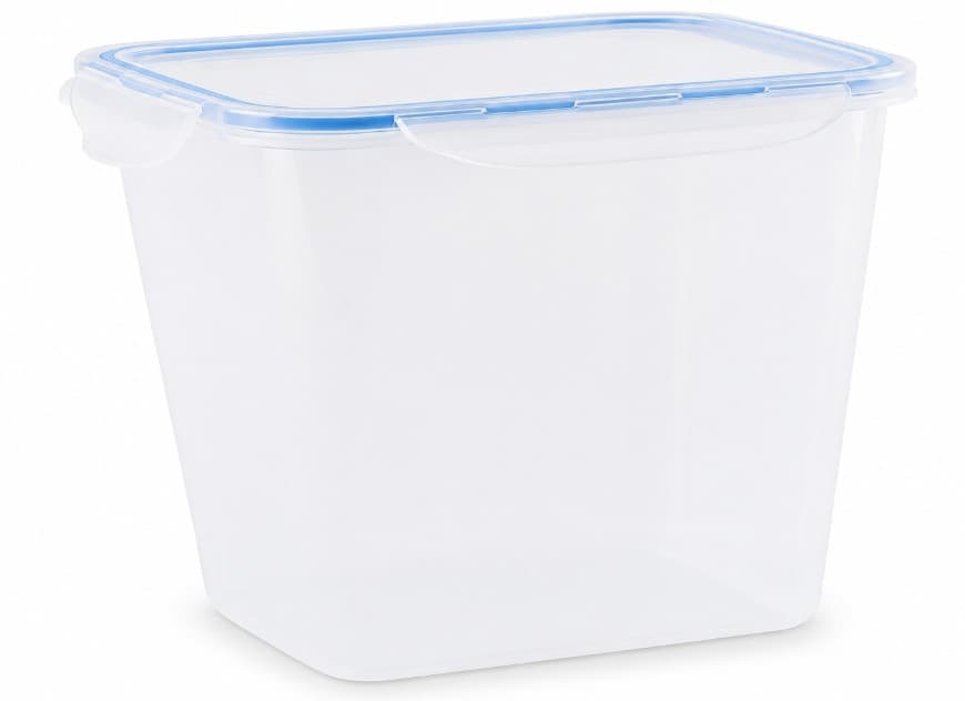 ENVASE PLÁSTICO RECTANGULAR 14.5X11.5X28 / 2 L