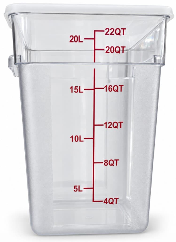 ENVASE DE POLICARBONATO 22 LITROS 29x37.9 CM