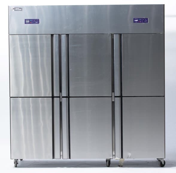 REFRIGERADOR Y CONGELADOR  ESTATICO VERTICAL  6 PUERTAS