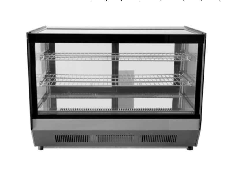VITRINA REFRIGERADA CUADRADA 90x56x67CM CHEFS FACTORY