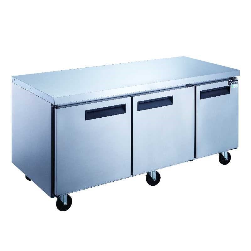 MESA CONGELADOR 3 PUERTAS 72'' CHEFS FACTORY