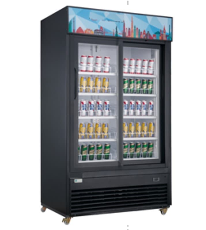 REFRIGERADOR 2 PUERTAS CORREDIZAS 40" CHEFS FACTORY