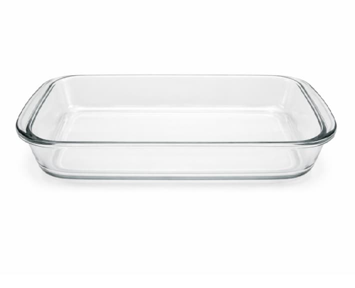 REFRACTARIA DE VIDRIO RECTANGULAR 3000 ML / 101 OZ