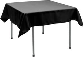 MANTEL NEGRO 45x45" POLIESTER