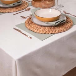 MANTEL BLANCO 45x45" POLIESTER