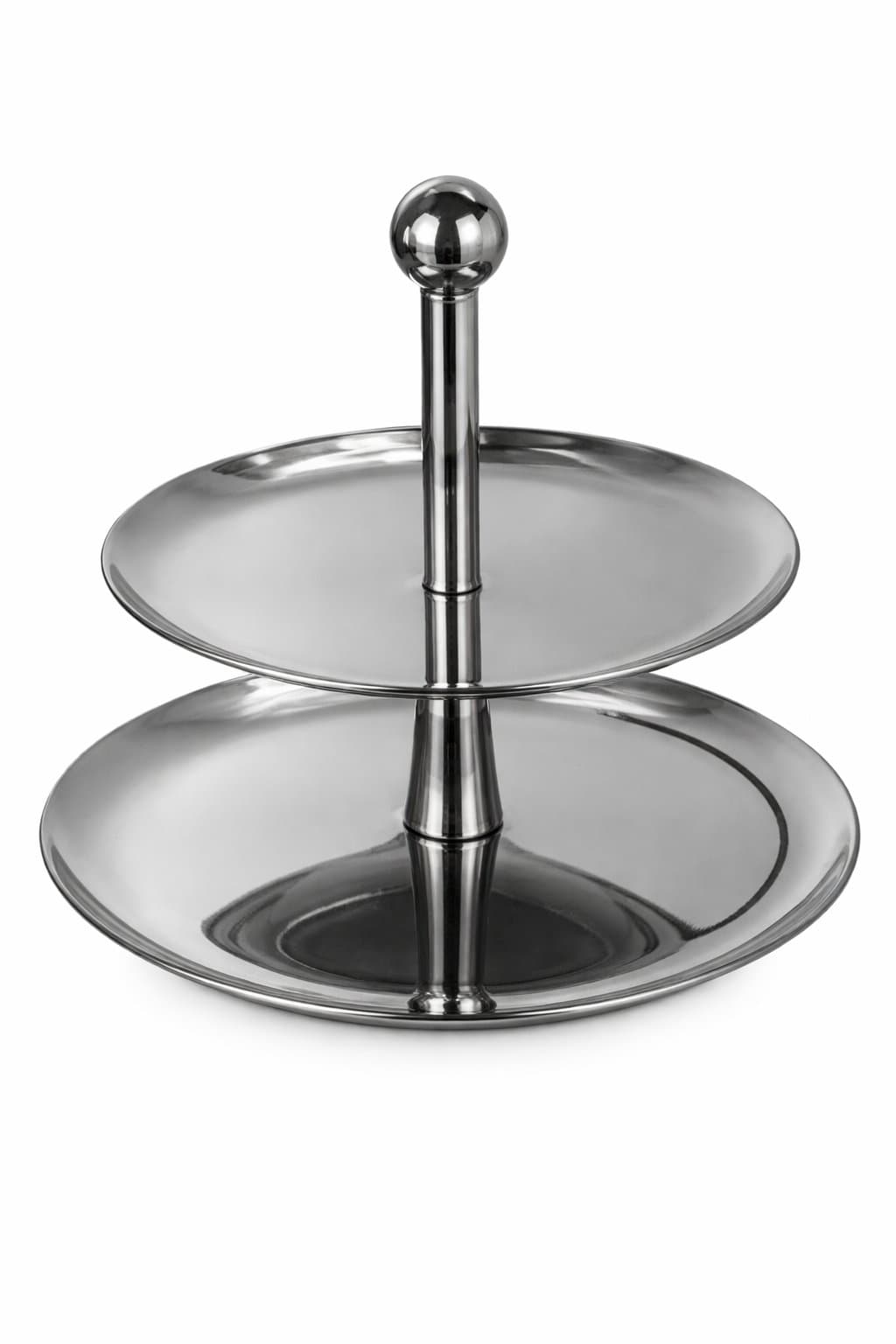 SOPORTE CAKE INOX 2 PISOS