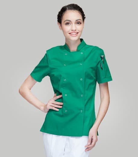 CHAQUETA VERDE MANGA CORTA T:S CHECKEDOUT