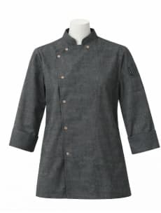 CHAQUETA LINO GRIS  MANGA 3/4  T: M CHECKEDOUT
