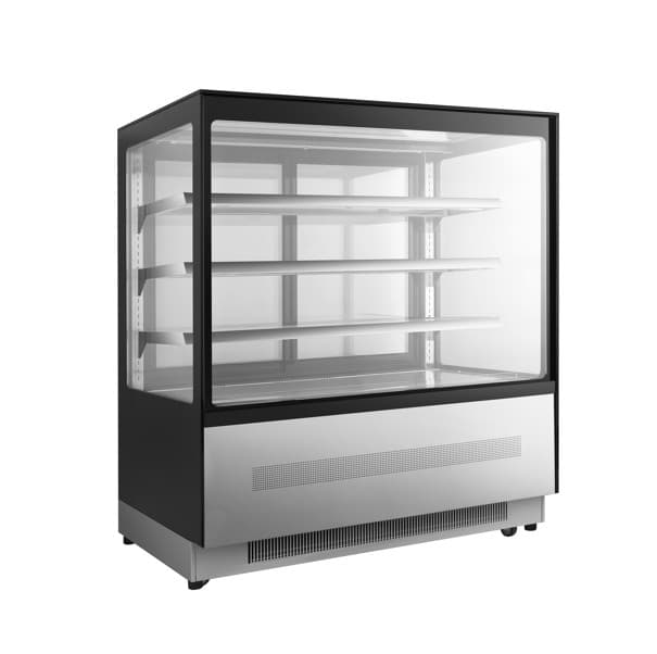 VITRINA REFRIGERADA RECTANGULAR 900*750*1350 CHEFS FACTORY VOLTAJE 110V/60HZ