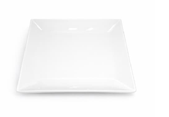 PLATO DE MELAMINA CUADRADO 9.5"
