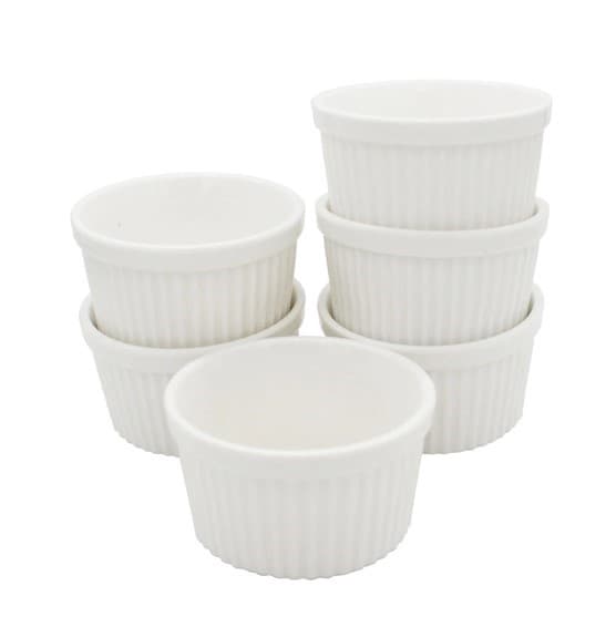 RAMEKIN DE CERÁMICA BLANCA 8cm 6oz