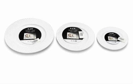PLATO DESECHABLE A 9" 6PC
