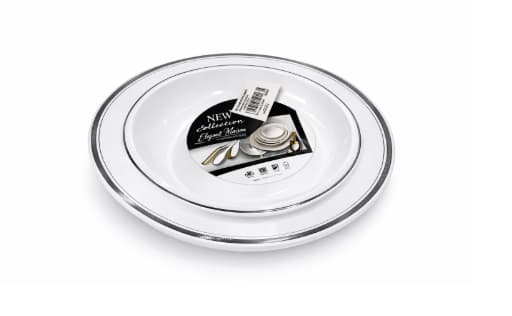 PLATO SOPA SILVER B 4" 6PC
